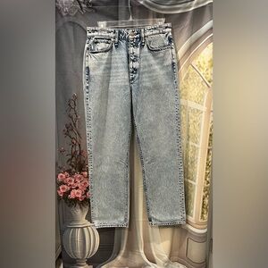 Rag&Bone Size:27 Women  Alex High-Rise  Ankle Straight Jeans Button Fly
